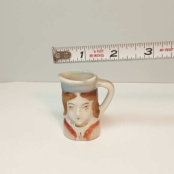 Vintage made in Occupied Japan mini Toby pitcher creamer. No flaws - Picture 5 of 5
